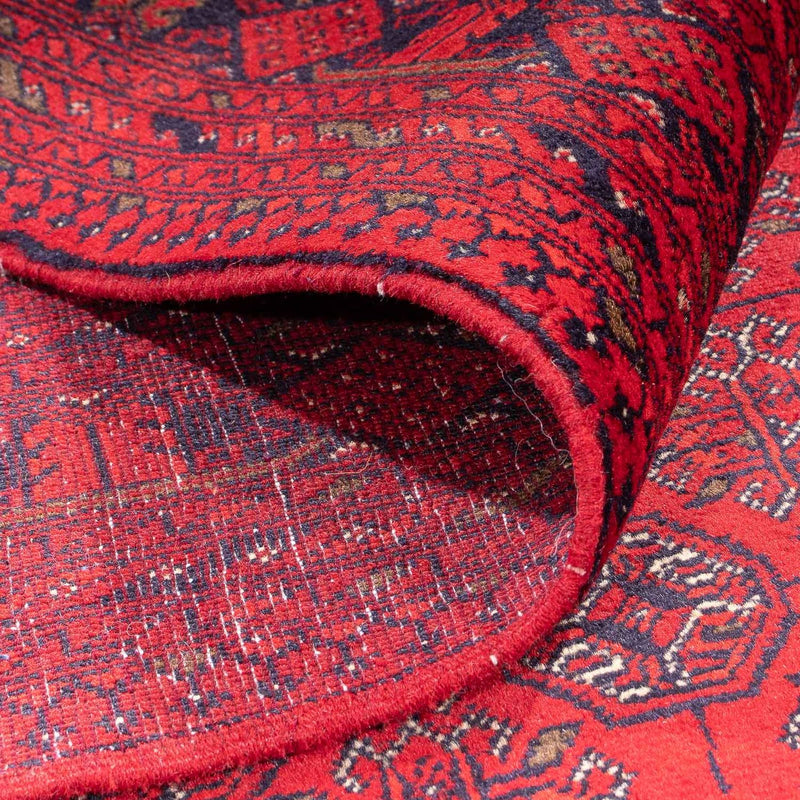 Afghansk tæppe - 343 x 248 cm - rød