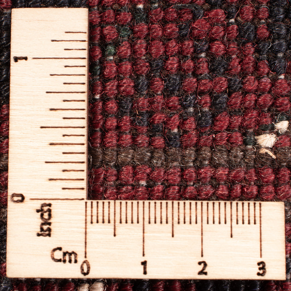 Afghansk tæppe - Bukhara - 290 x 201 cm - mørkerød