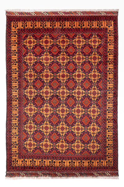 Afghansk tæppe 199x284cm - Orientalsk tæppe