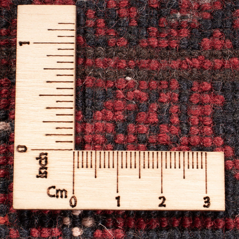 Afghansk tæppe - 296 x 193 cm - rød