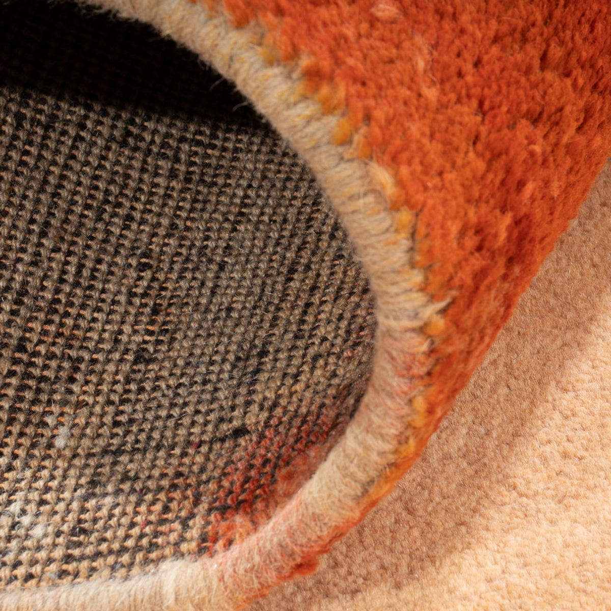 Gabbeh-tæppe - Indus - 190 x 130 cm - lys beige