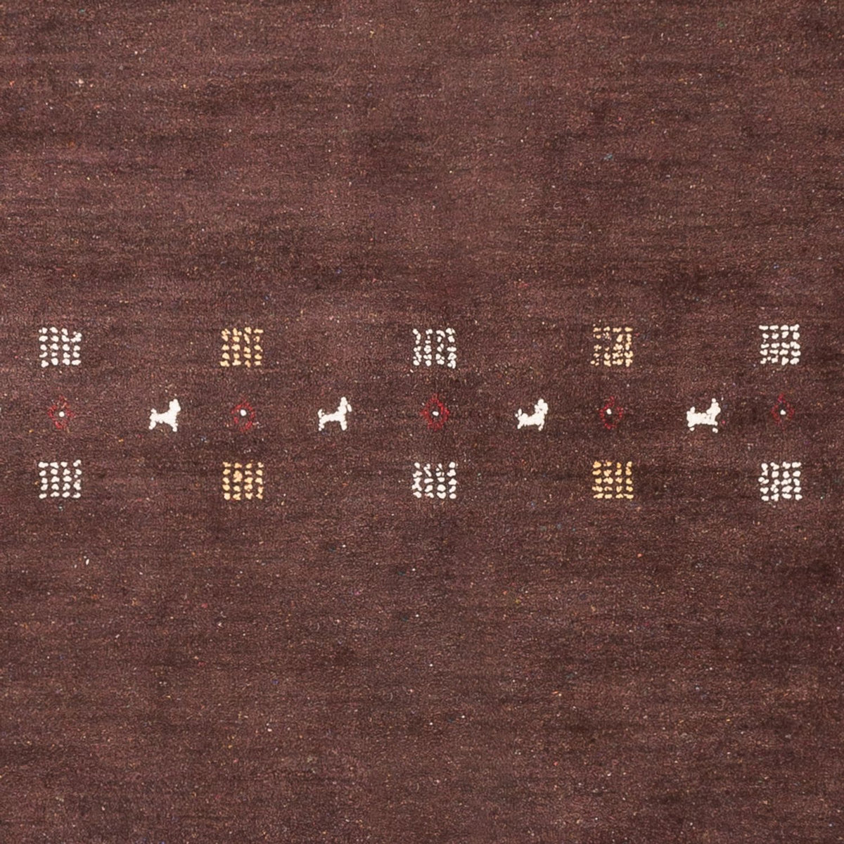 Gabbeh Tæppe - Loribaft Persisk - 300 x 200 cm - choco