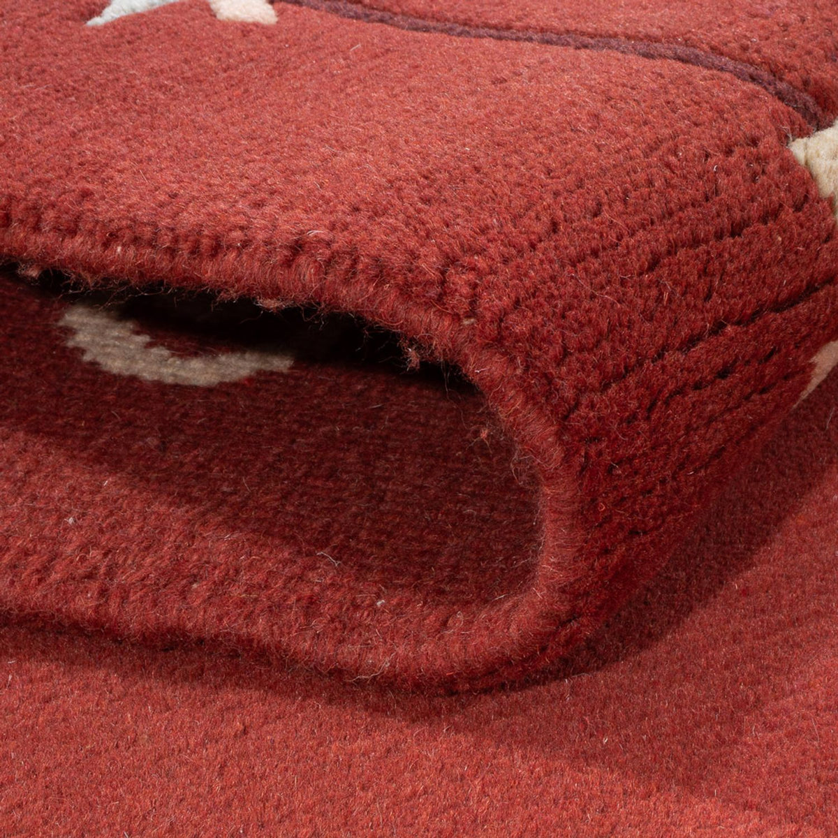 Nepal Tæppe - 180 x 122 cm - rust