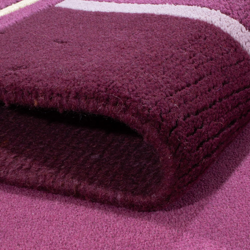 Nepal Tæppe - 176 x 120 cm - fuchsia