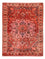 Persisk tæppe - Nomadisk - 210 x 162 cm - lysrød