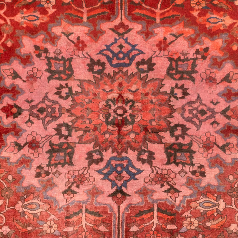 Persisk tæppe - Nomadisk - 210 x 162 cm - lysrød