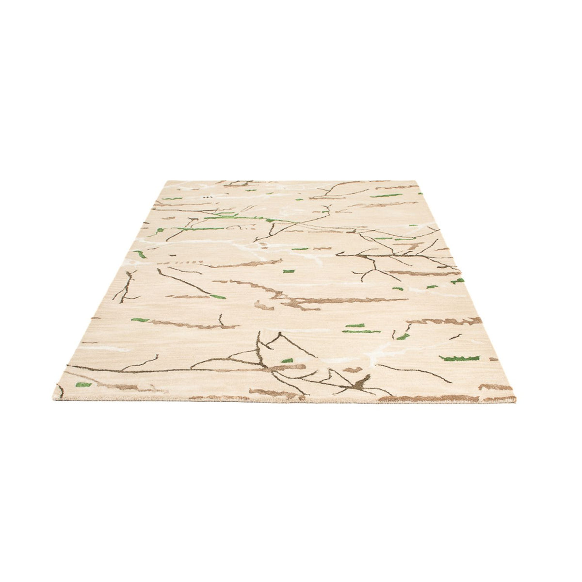 Designer tæppe - 242 x 152 cm - beige