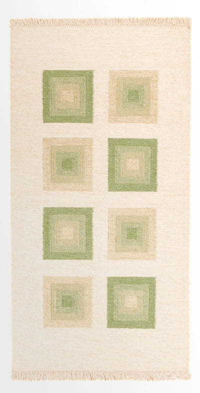 Moderne kilim Tæppe 90x160cm - Uldtæppe