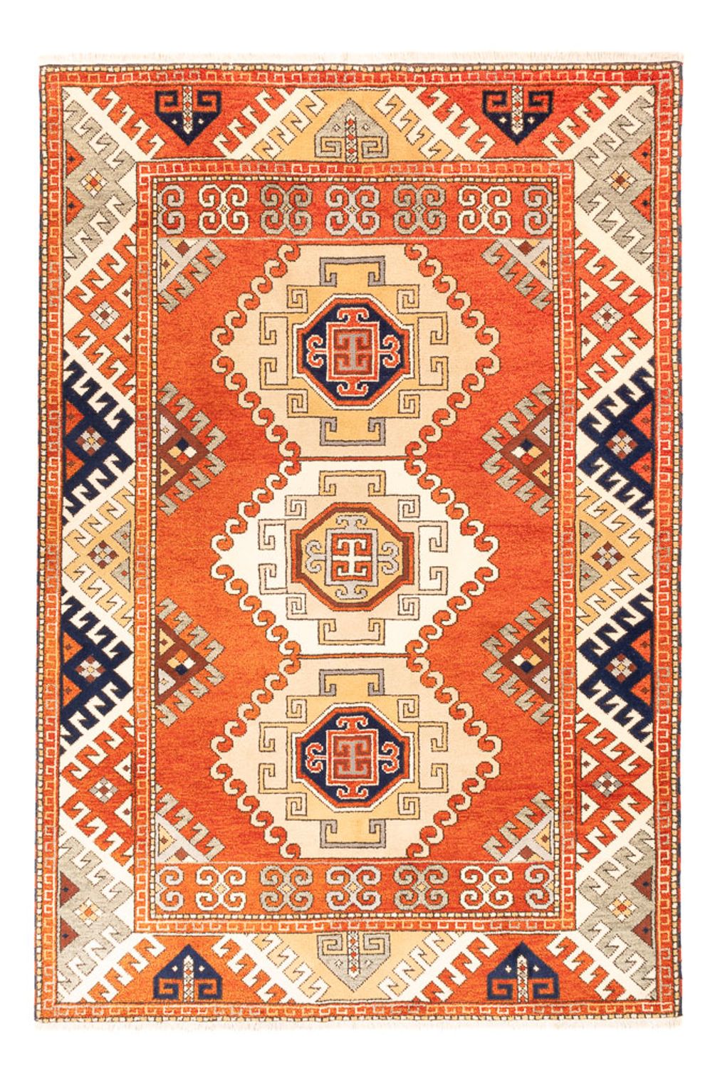Orientalsk tæppe - 292 x 202 cm - flerfarvet