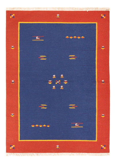 Moderne kilim Tæppe 140x200cm - Uldtæppe