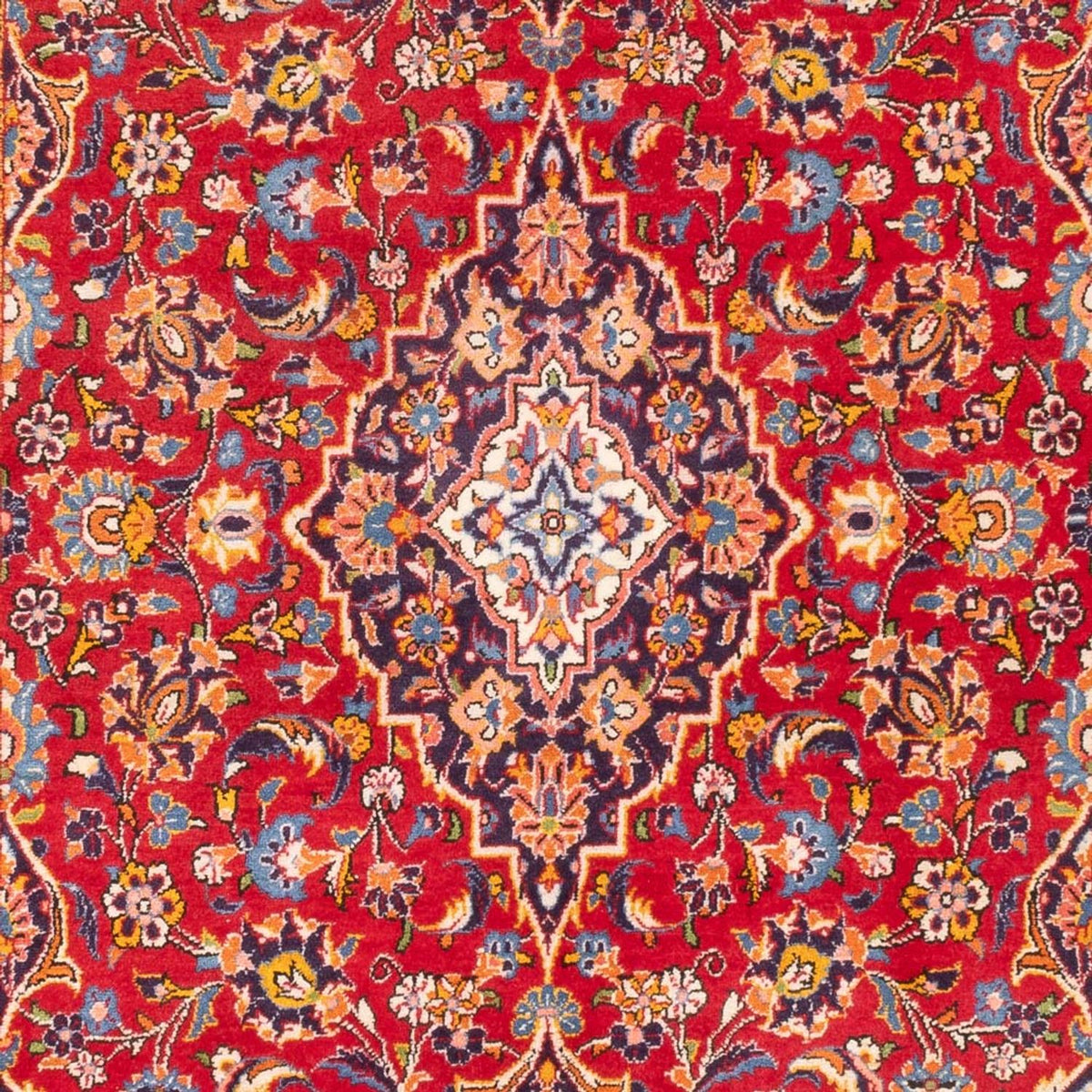 Persisk tæppe - Keshan - 215 x 140 cm - rød