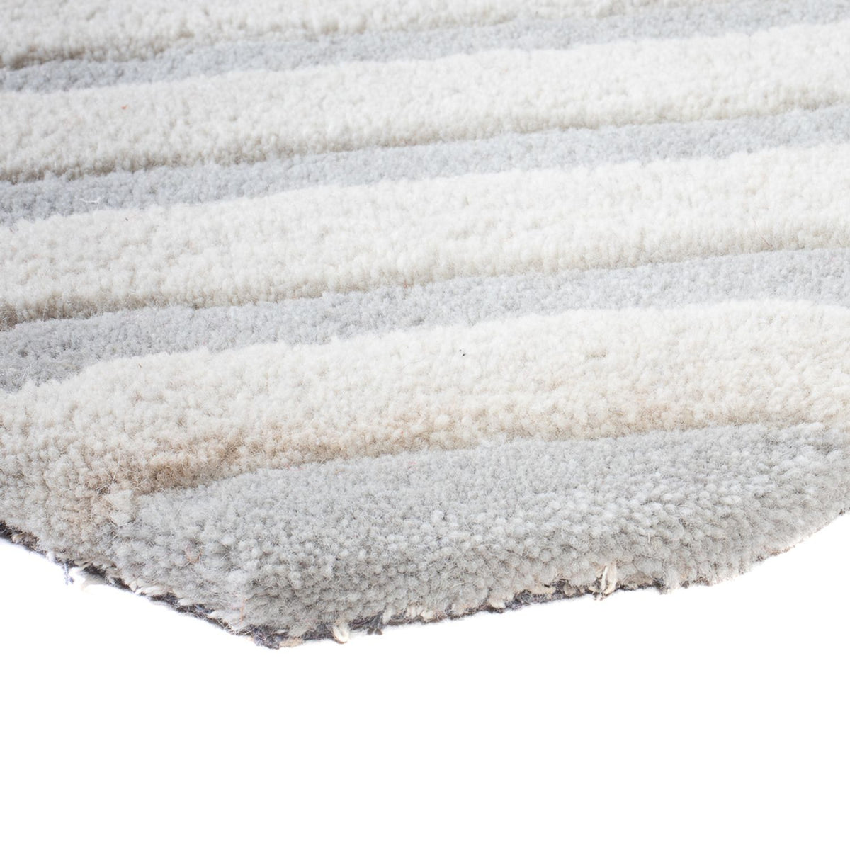 Uldtæppe - 91 x 61 cm - beige