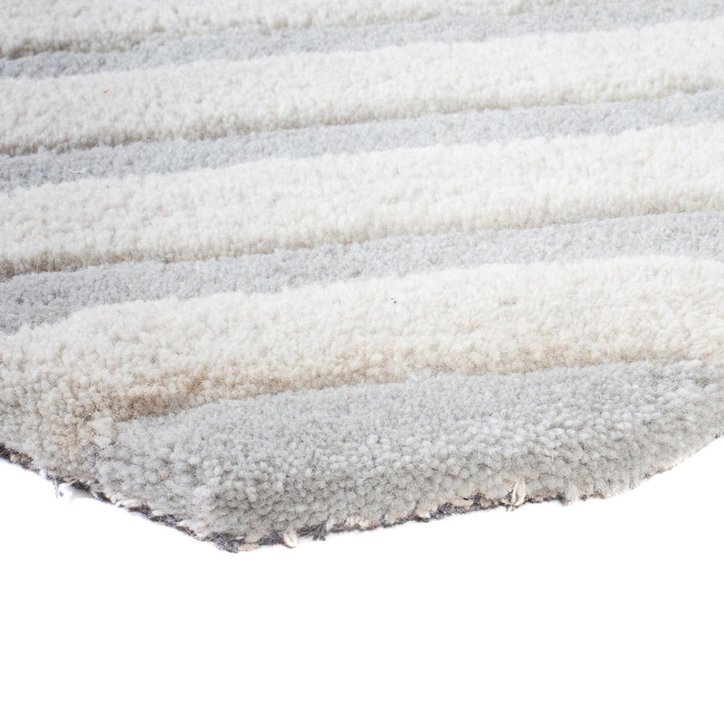 Uldtæppe - 91 x 61 cm - beige