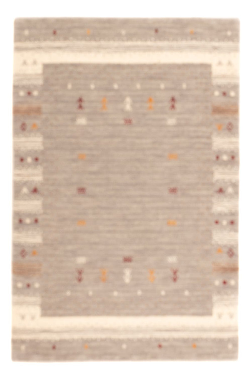 Gabbeh Tæppe - Loribaft Softy - 90 x 60 cm - mørk beige