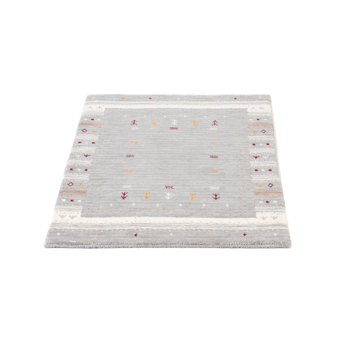 Gabbeh Tæppe - Loribaft Softy - 90 x 60 cm - mørk beige
