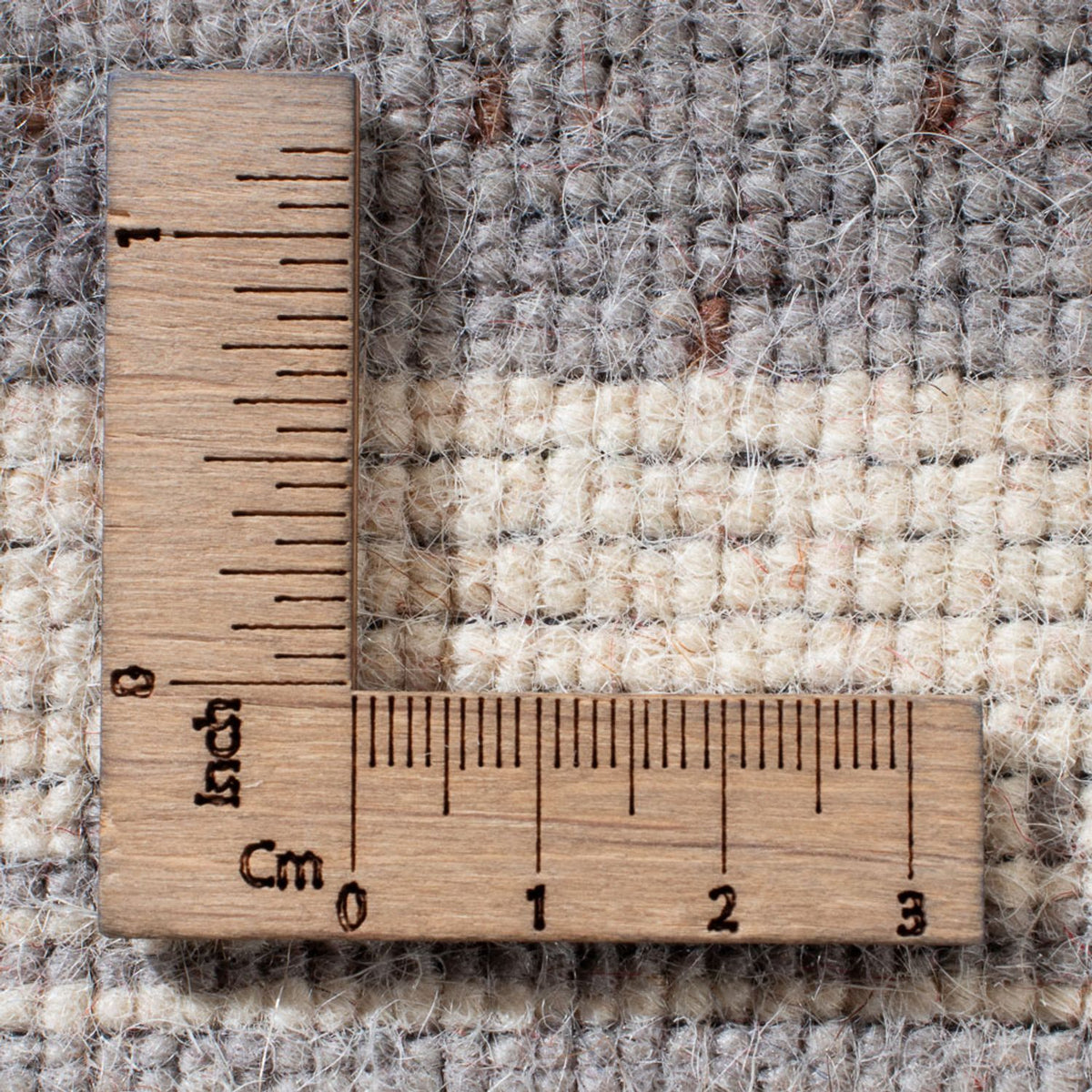 Gabbeh Tæppe - Loribaft Softy - 90 x 60 cm - mørk beige