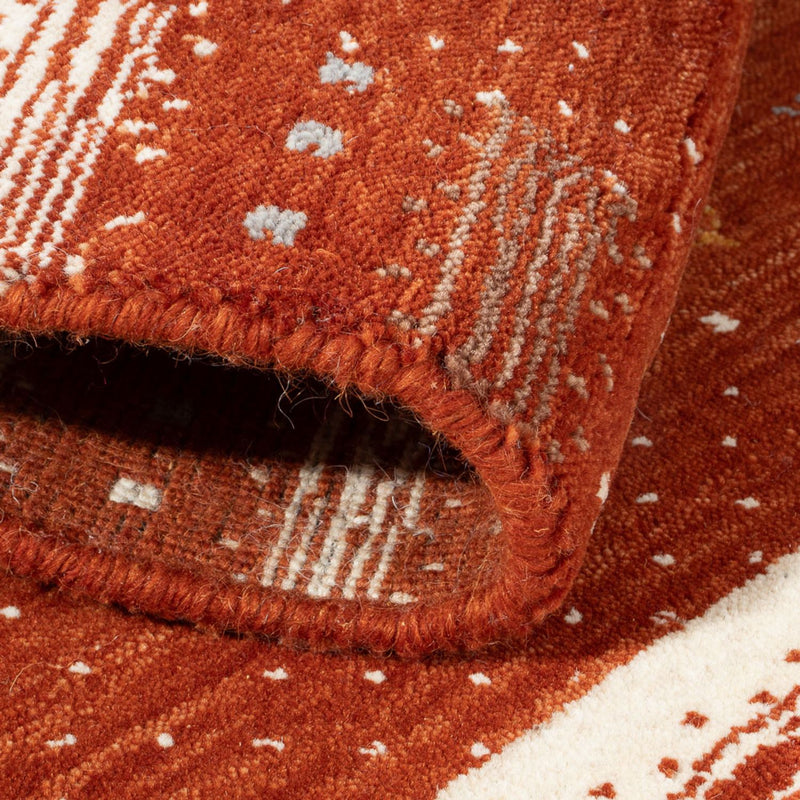 Gabbeh Tæppe - Loribaft Softy - 90 x 60 cm - terrakotta