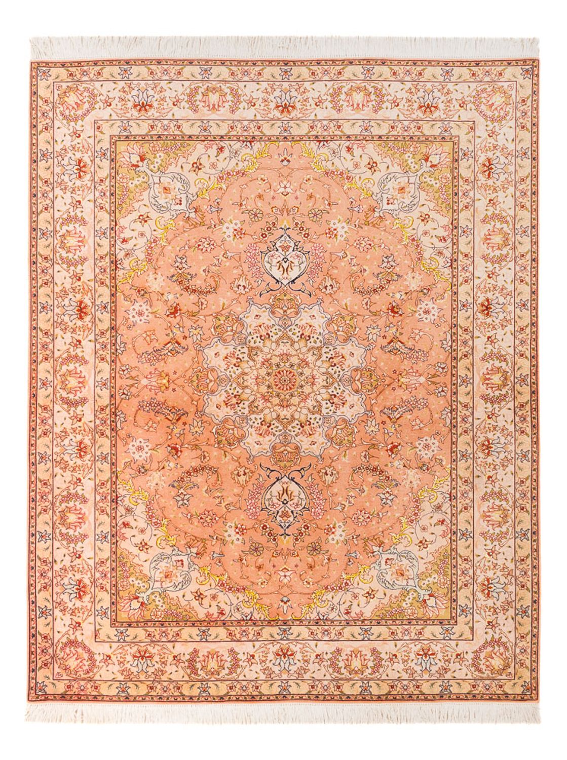 Persisk tæppe - Tabriz - Royal - 200 x 150 cm - laks