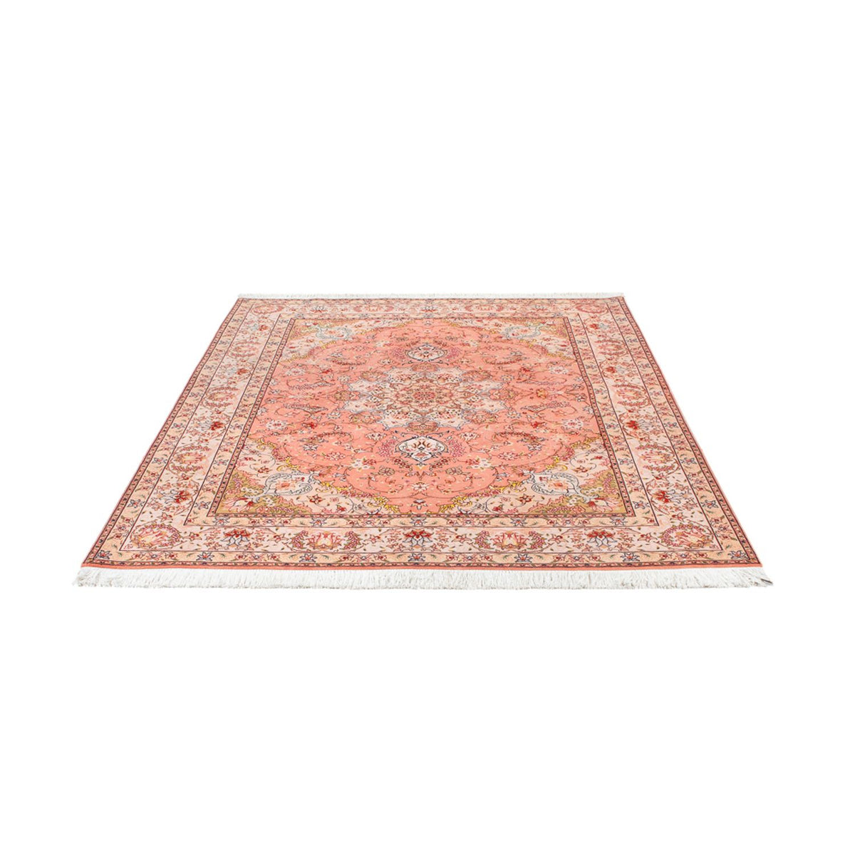 Persisk tæppe - Tabriz - Royal - 200 x 150 cm - laks