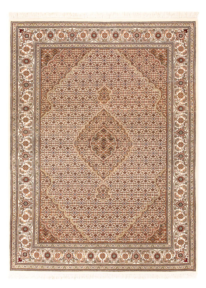 Orientalsk tæppe - Tabriz - 200 x 150 cm - mørk beige