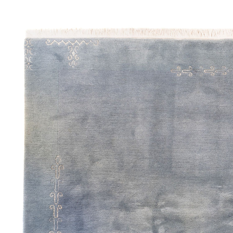 Nepal Tæppe - 350 x 240 cm - lyseblå