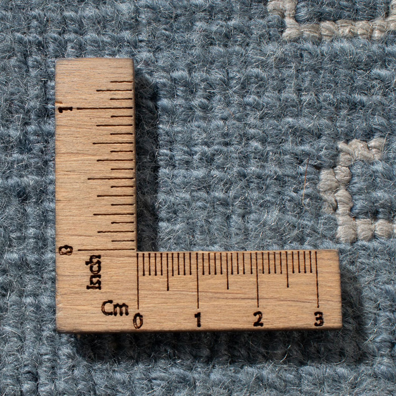 Nepal Tæppe - 350 x 240 cm - lyseblå