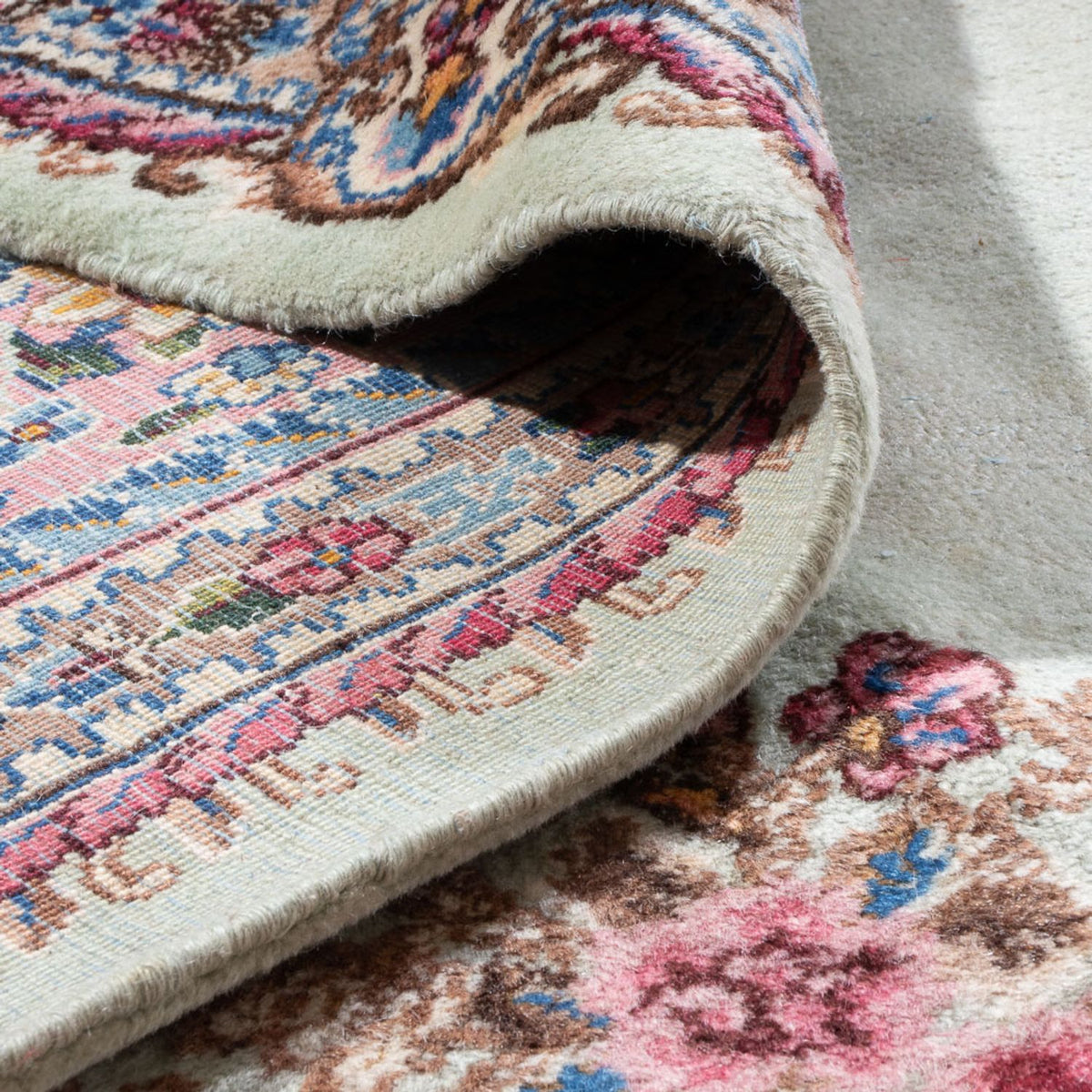 Orientalsk tæppe - 400 x 300 cm - sand