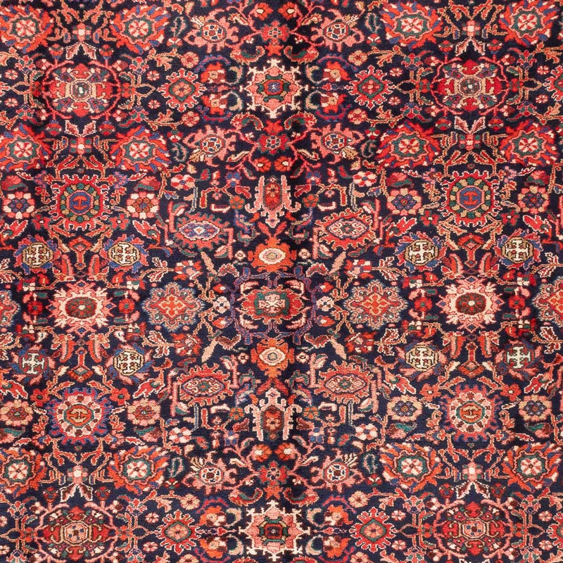 Persisk tæppe - Nomadisk - 300 x 250 cm - mørkerød