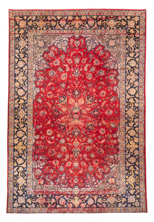 Orientalsk tæppe - 345 x 240 cm - rød