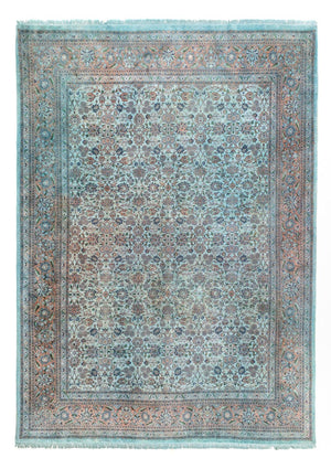 Orientalsk tæppe - 380 x 280 cm - turkis