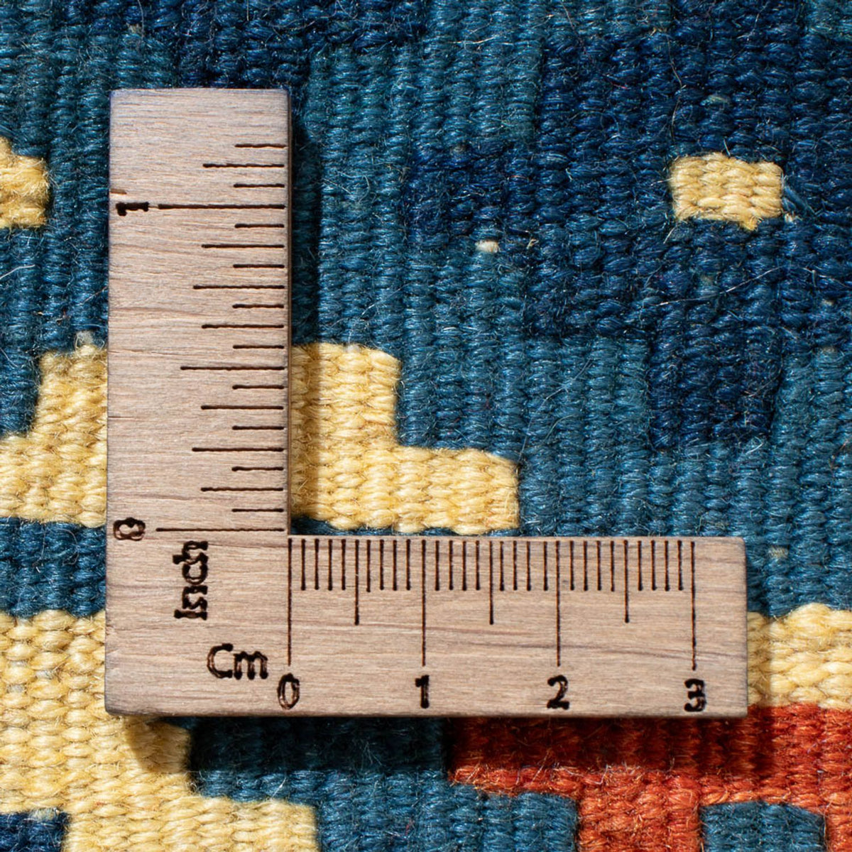 Kelim-tæppe - orientalsk firkantet  - 103 x 103 cm - flerfarvet