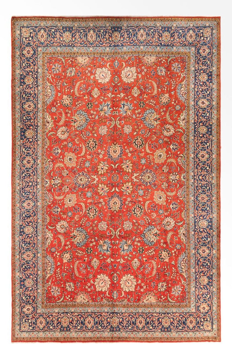 Persisk tæppe - Tabriz - 393 x 266 cm - rød