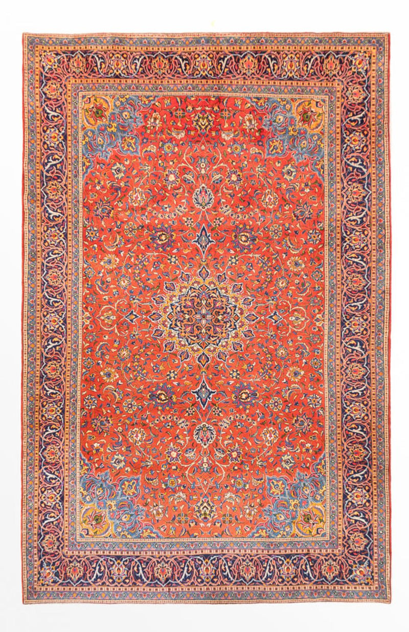 Persisk tæppe - Classic - 380 x 240 cm - mørkerød