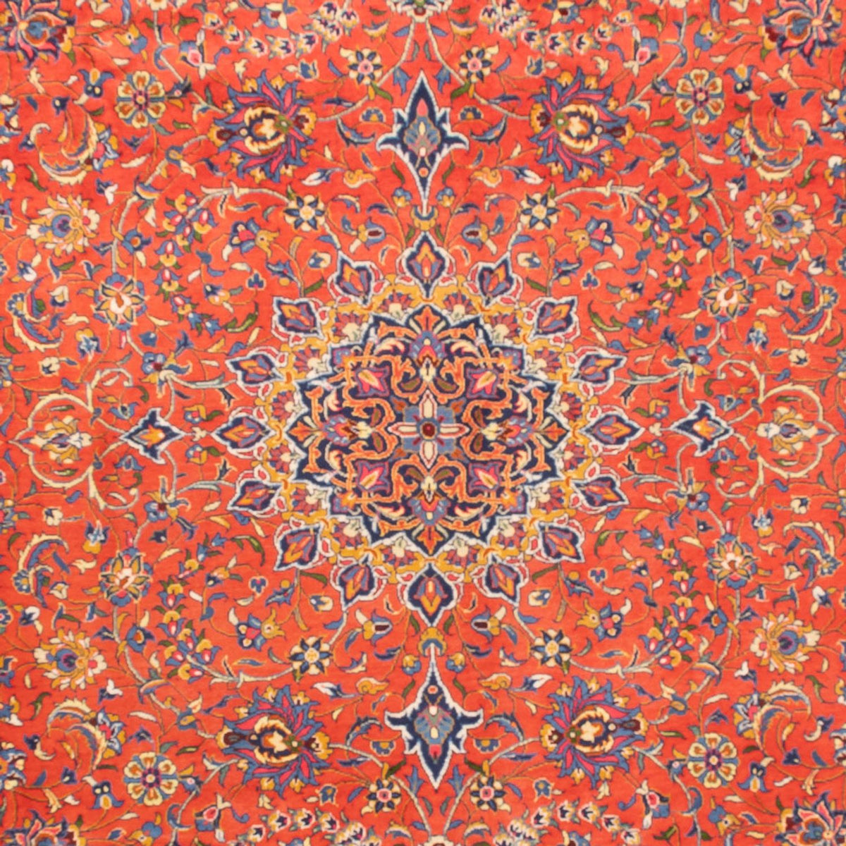 Persisk tæppe - Classic - 380 x 240 cm - mørkerød