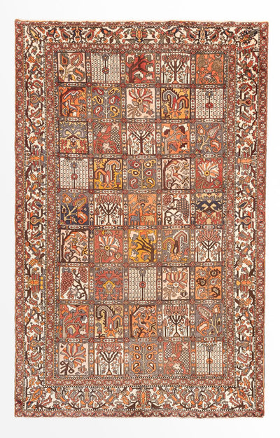 Bakhtiari Tæppe 210x302cm - Persisk tæppe