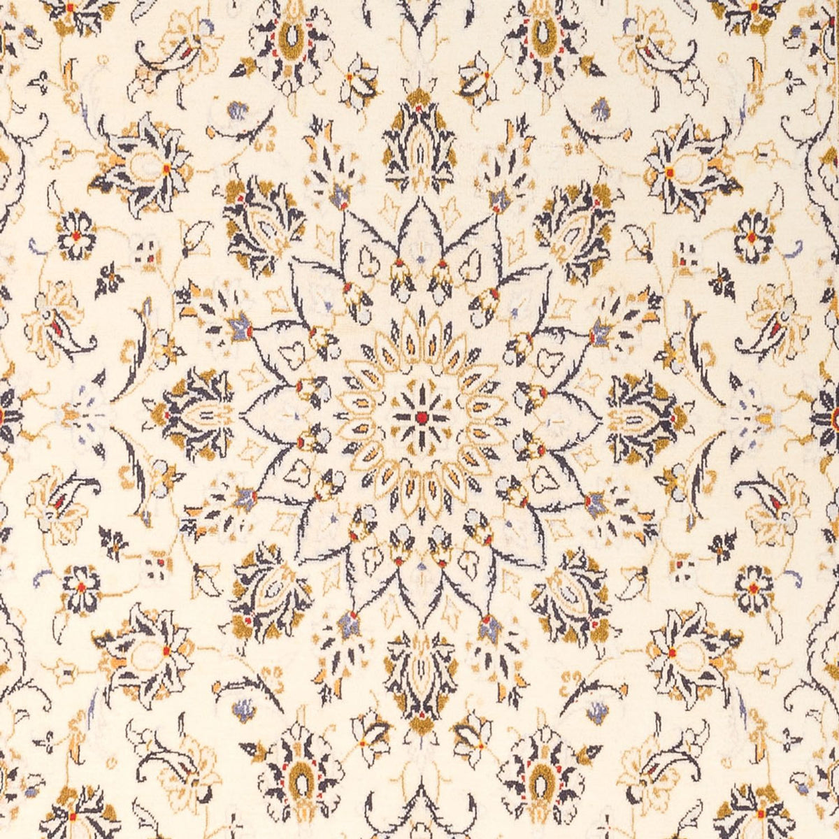 Persisk tæppe - Keshan - 290 x 197 cm - creme