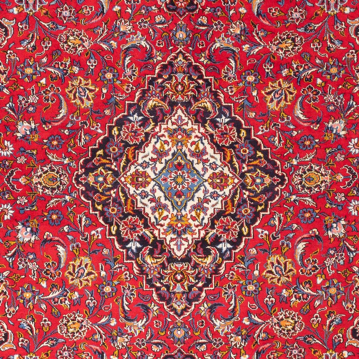 Persisk tæppe - Keshan - 300 x 218 cm - rød