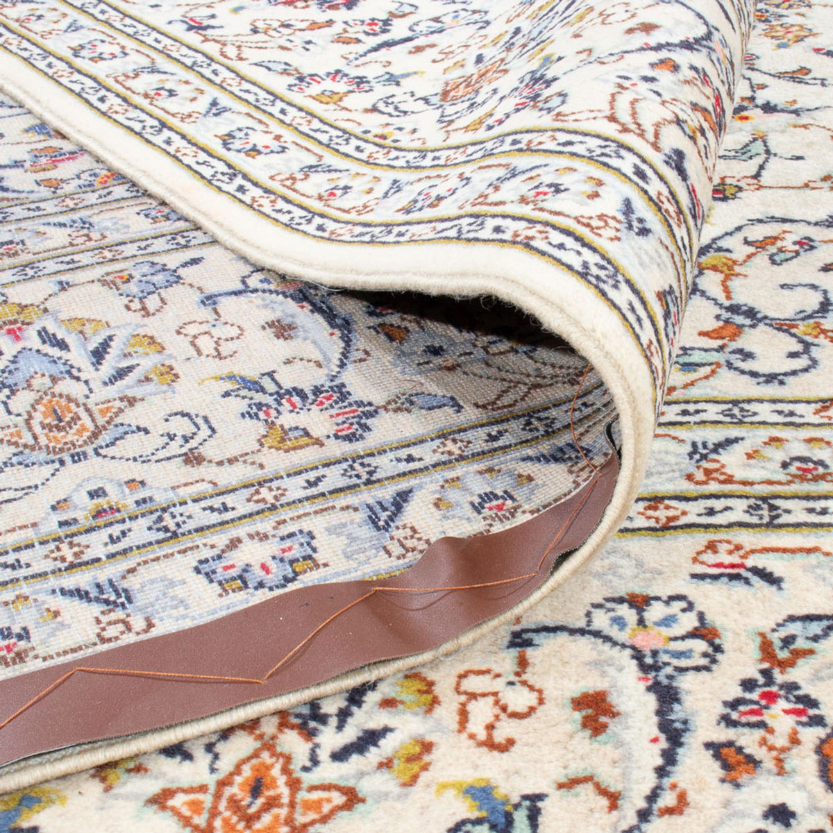 Persisk tæppe - Keshan - 300 x 204 cm - beige