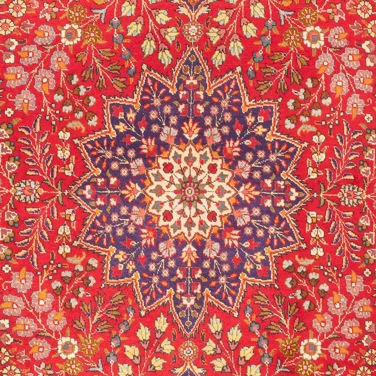 Persisk tæppe - Tabriz - 295 x 200 cm - rød