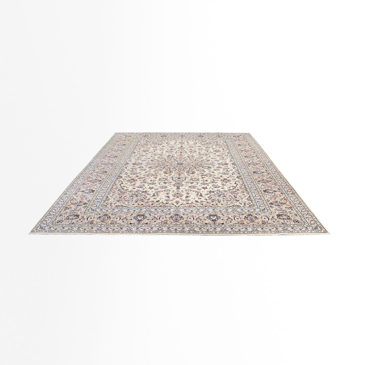 Persisk tæppe - Keshan - 355 x 245 cm - beige