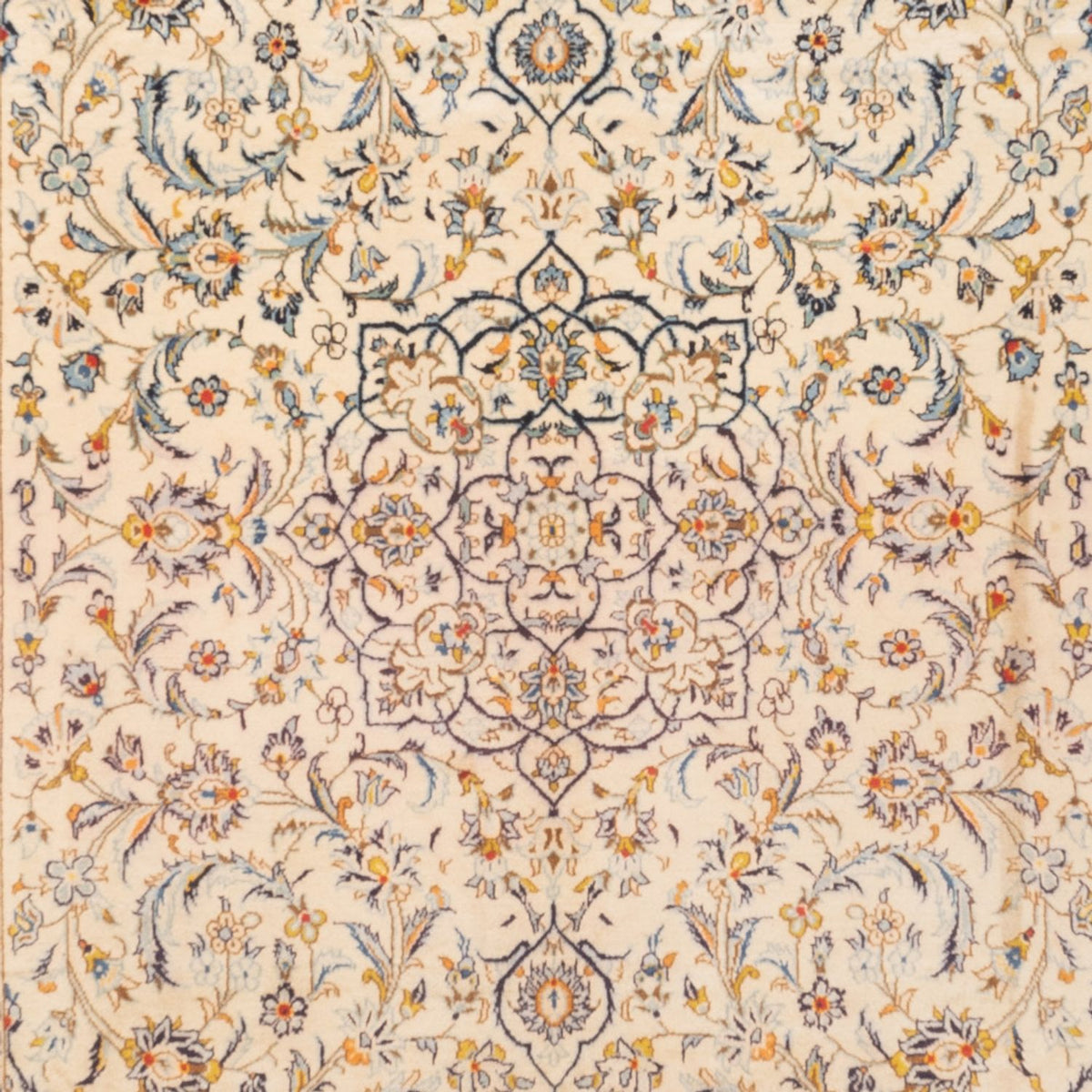 Persisk tæppe - Keshan - 345 x 220 cm - beige
