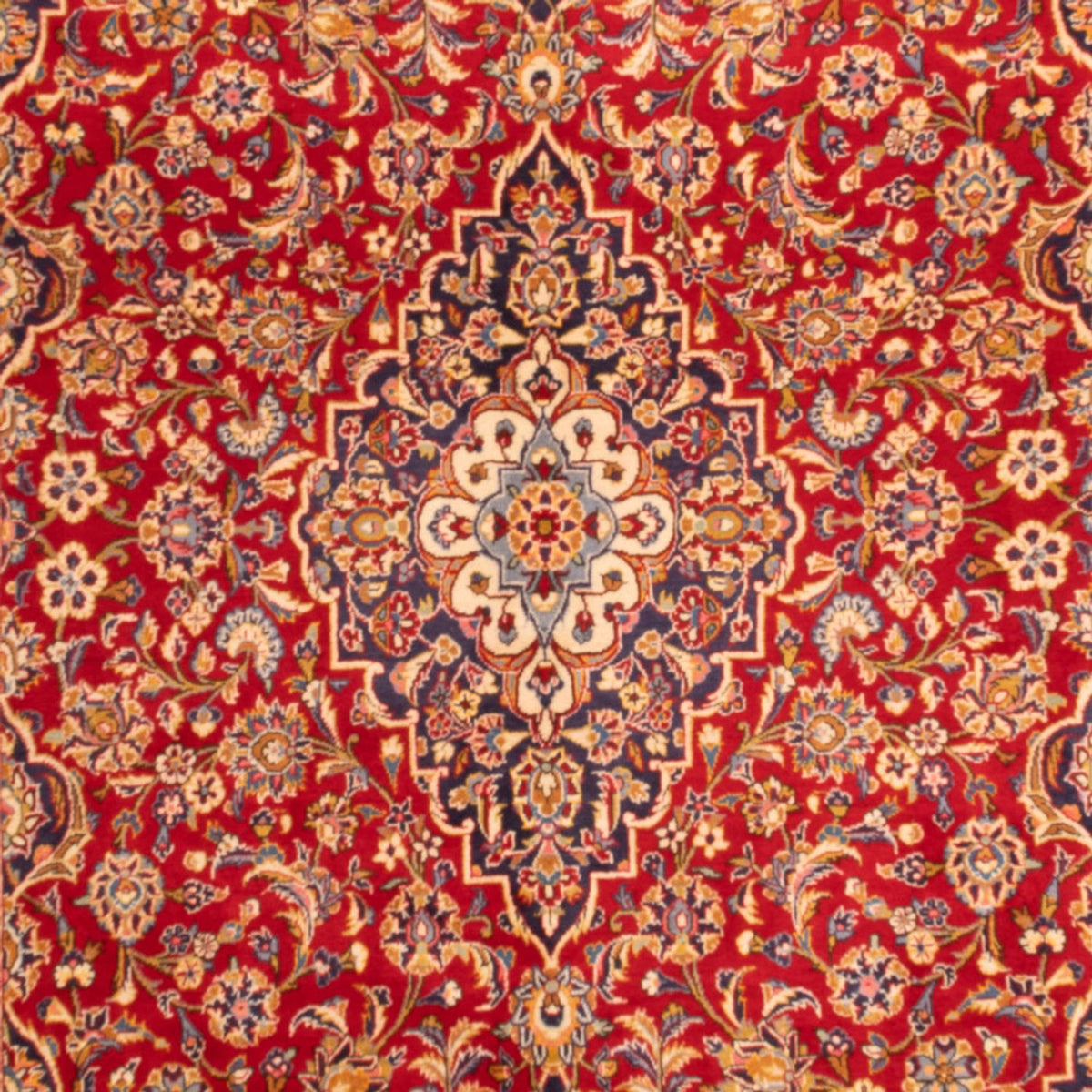 Persisk tæppe - Keshan - 368 x 246 cm - rød