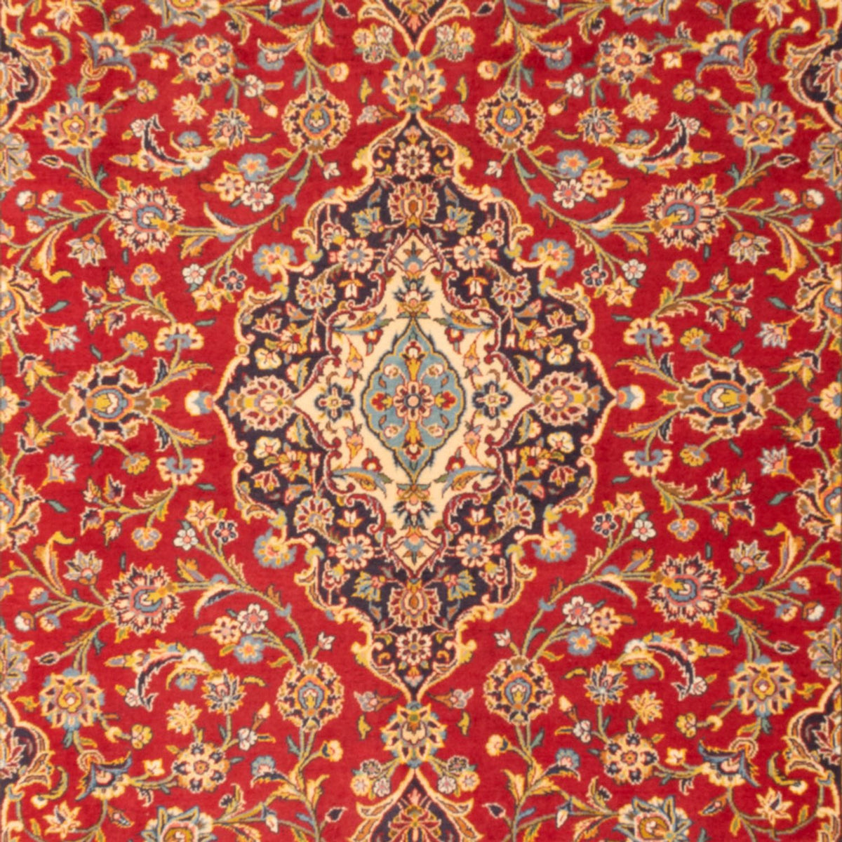 Persisk tæppe - Keshan - 350 x 242 cm - rød