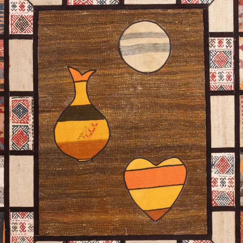 Patchwork-tæppe - 200 x 135 cm - flerfarvet