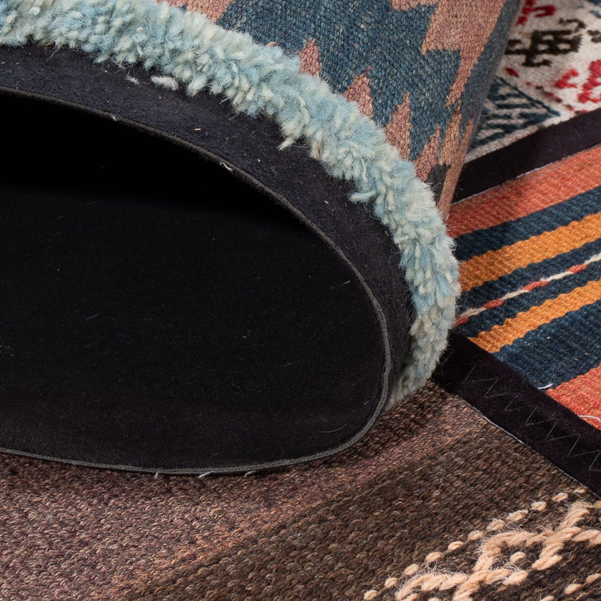 Patchwork-tæppe - 200 x 135 cm - flerfarvet