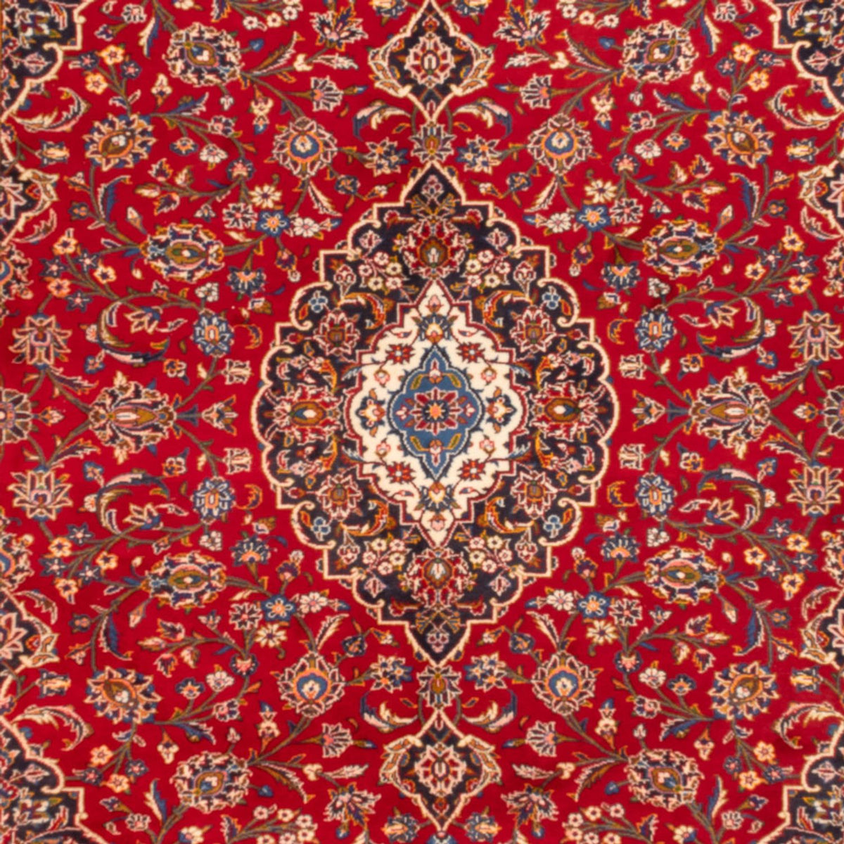 Persisk tæppe - Keshan - 335 x 260 cm - rød