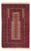 Baluch-tæppe firkantet  - 250 x 250 cm - mørkerød