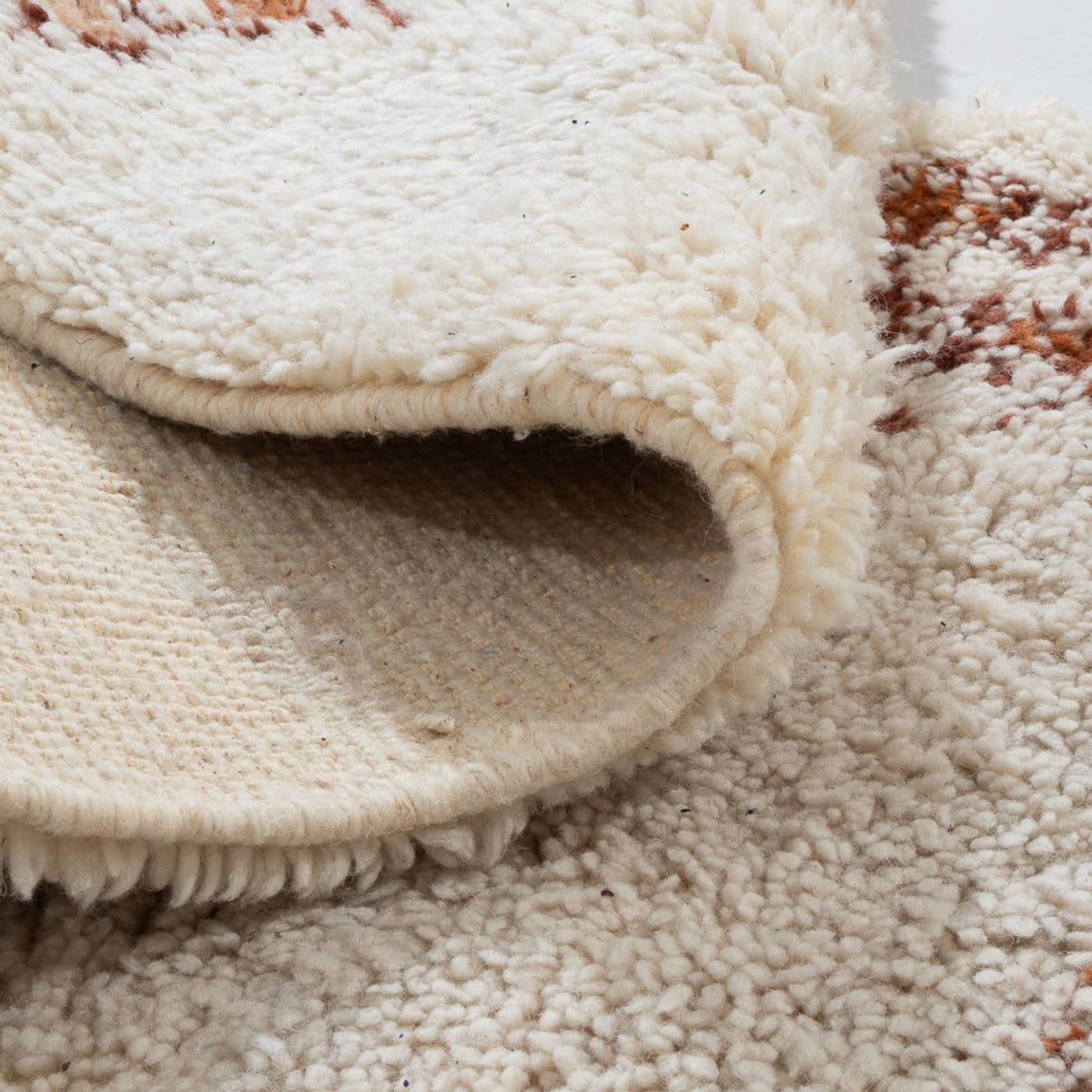 Berber tæppe - 143 x 75 cm - beige