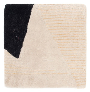 Uldtæppe - 40 x 40 cm - flerfarvet