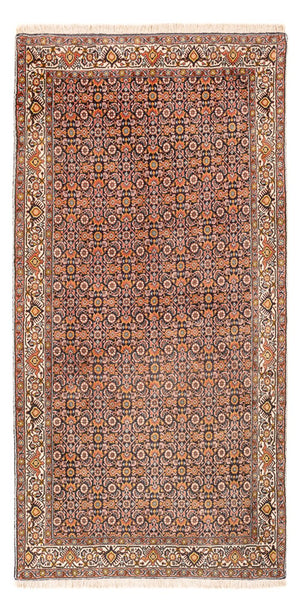 Løber Orientalsk tæppe - 200 x 100 cm - mørk beige
